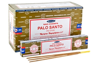 Satya Incense Sticks - Palo Santo - Box Of 12 Packs