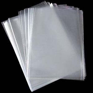 PK100 - 6.5 x 8 inch - CELLO FLAT BAGS - CLEAR 1.2 mil