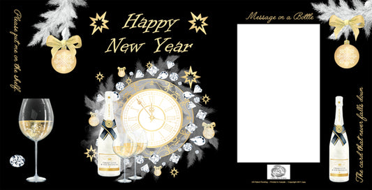 FROM ME BOTTLE CARDS - HAPPY NEW YEAR