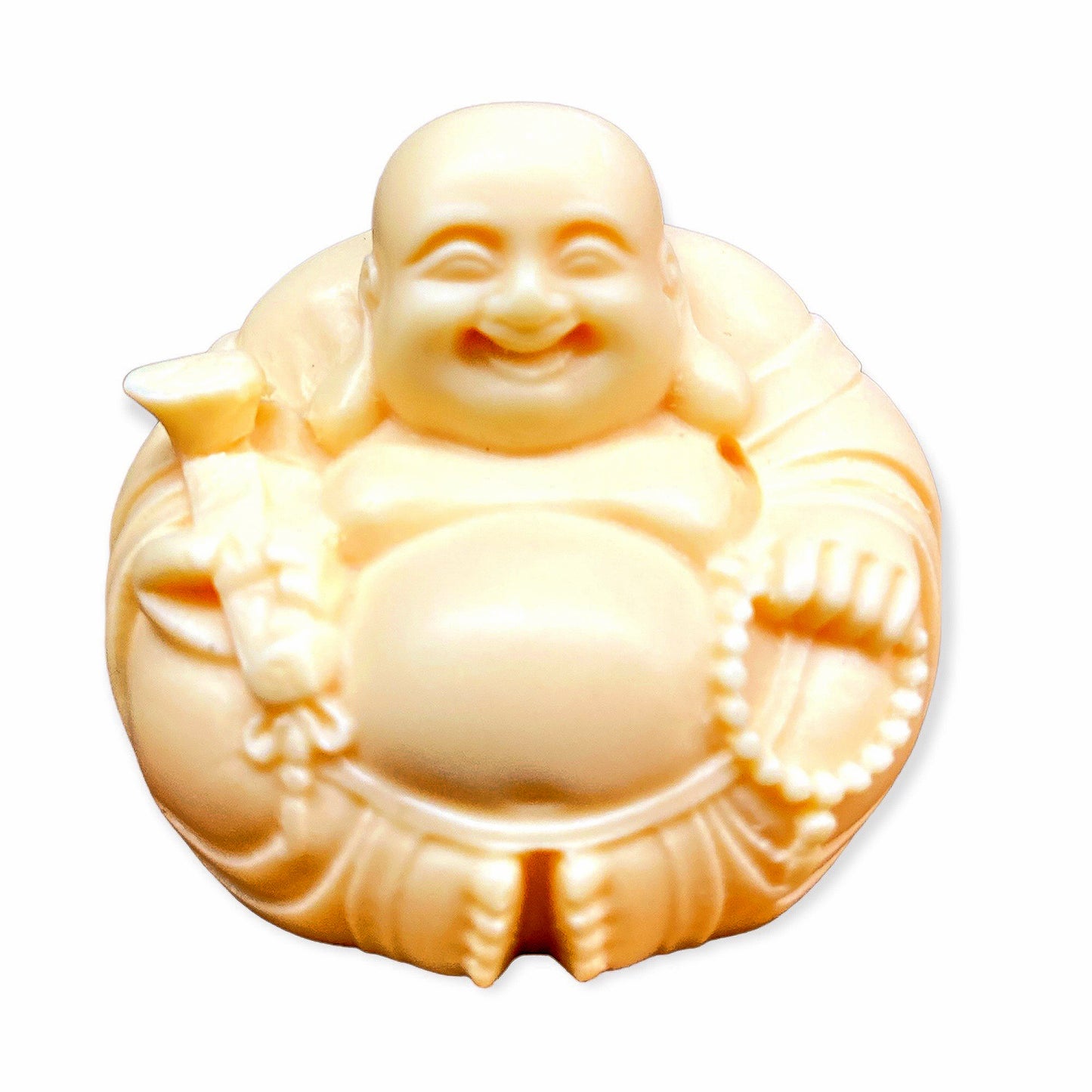 Sitting Fat Buddha Carved of Ivory Nut - 2 inch - 5cm - China - NEW1022