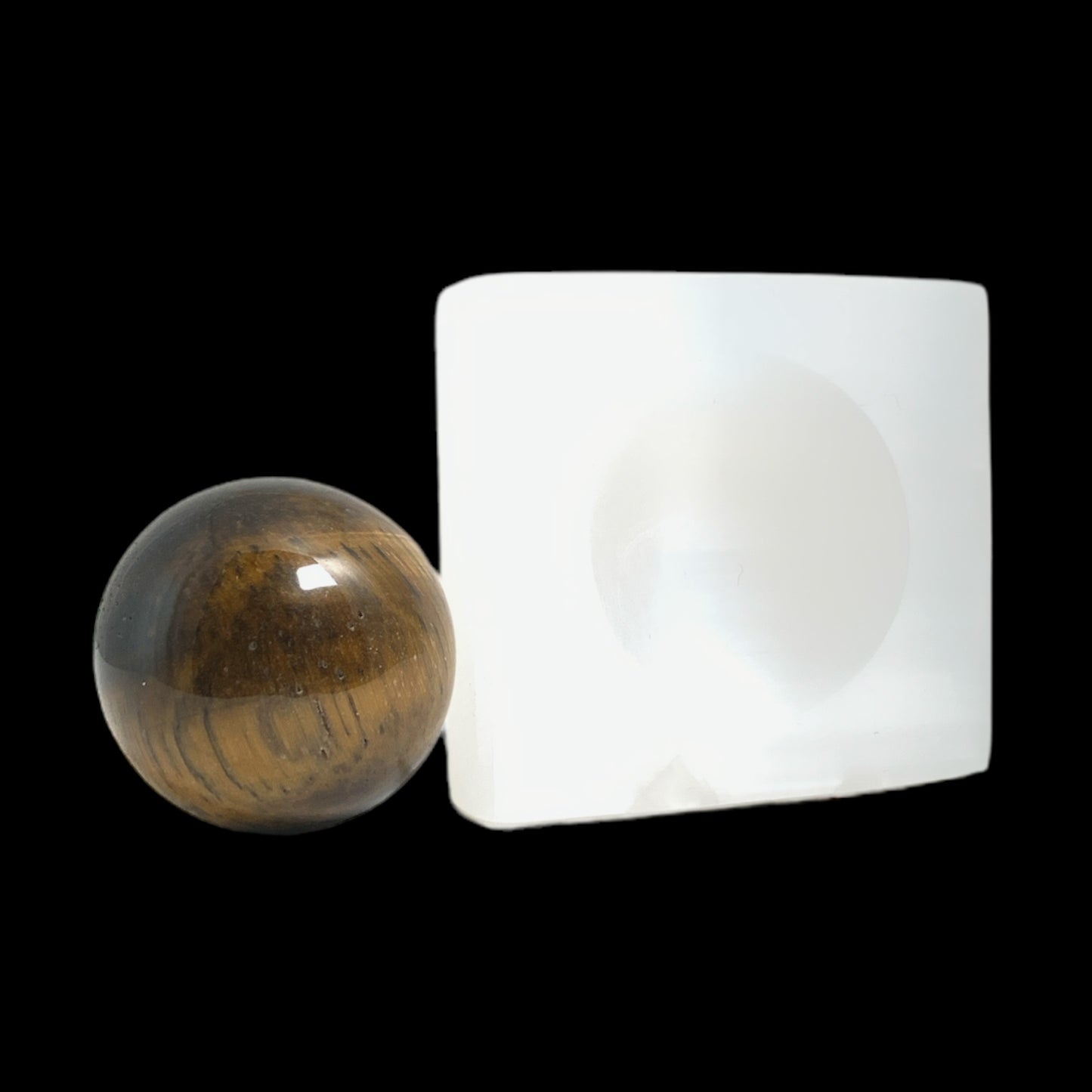SELENITE Square Sphere Stand - mm - China - NEW1122