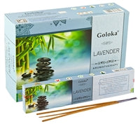 Goloka Aroma Series - Lavender - Incense Sticks 15 grams per inner box (12/box) NEW920