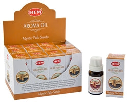 Hem Mystic Palo Santo Aroma Oil - Box With 12 Bottles