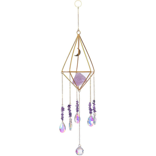 K9 Crystal Hanger Cage with Amethyst - 45cm - China - NEW911