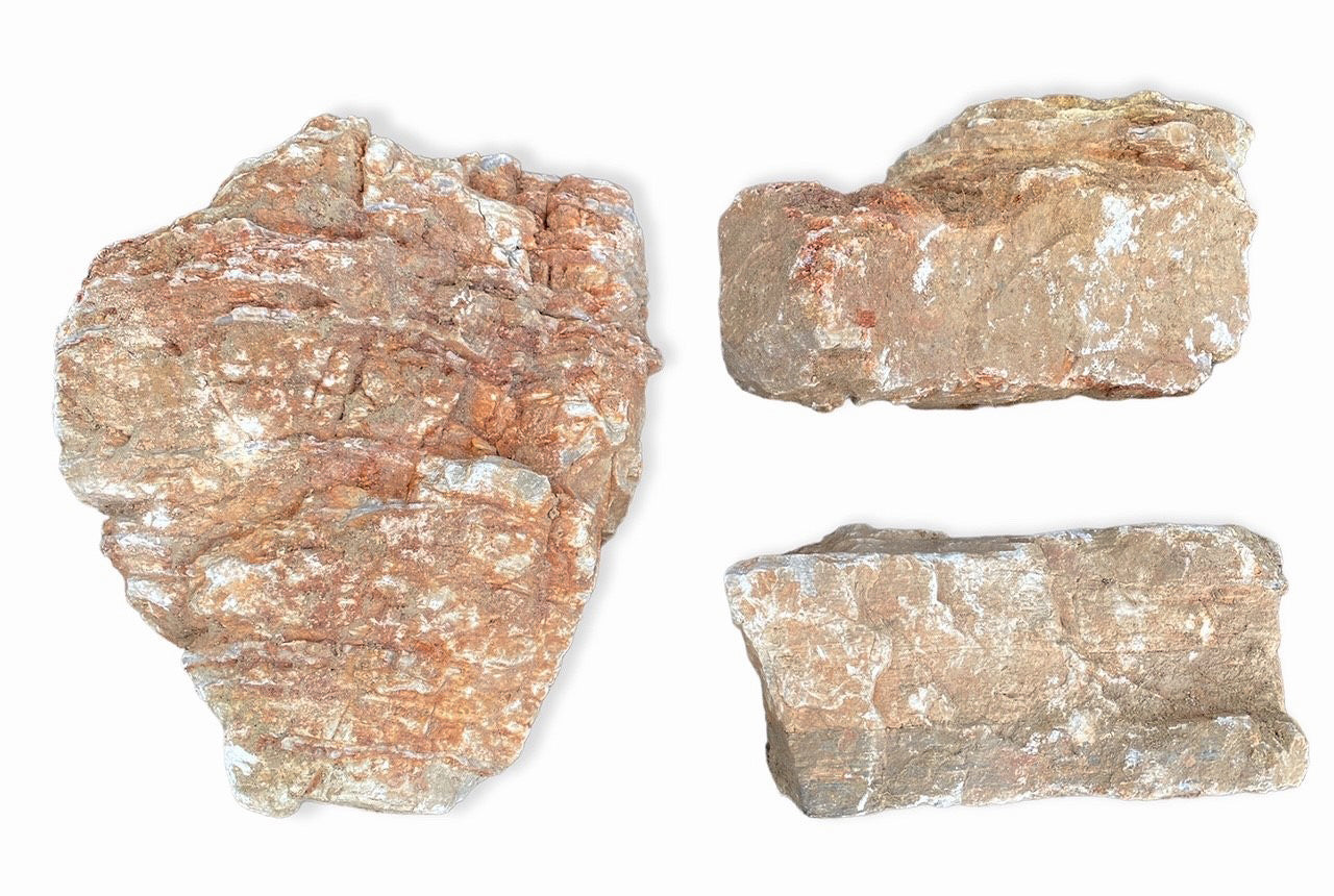 Red Melaleuca Stone Rock - 10 to 30 cm - per Ib. (Order in in multiples of 50) - NEW1222 - MAPLE ROCK