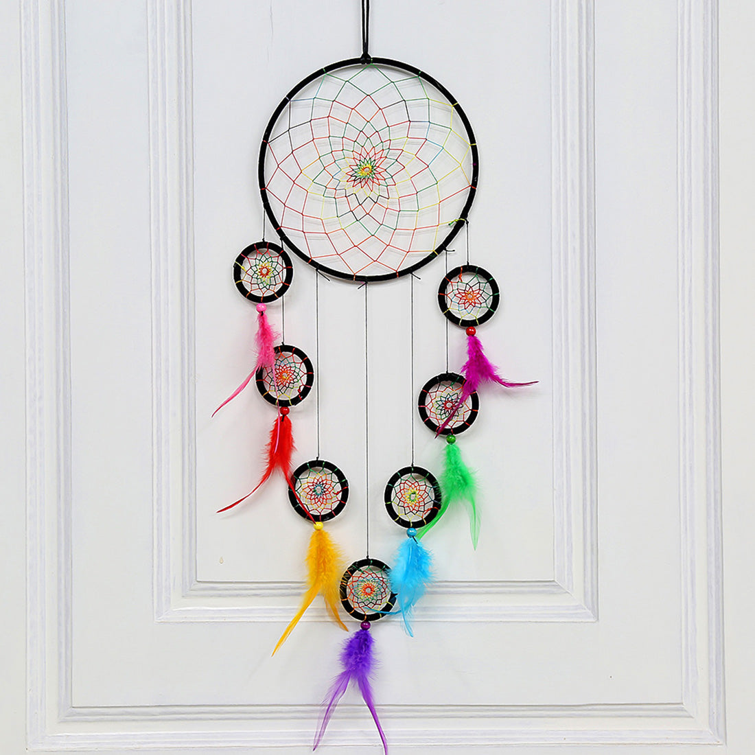 Dream Catcher Feather  Multi-colored - 65-70cm Long - NEW922