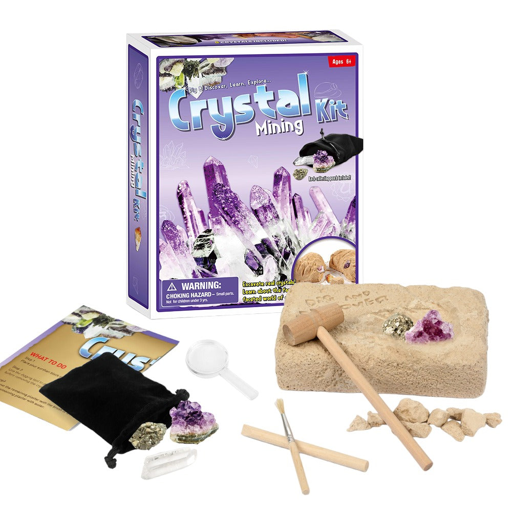 Crystal Mining Kit - Dig Your Own Crystals - NEW523