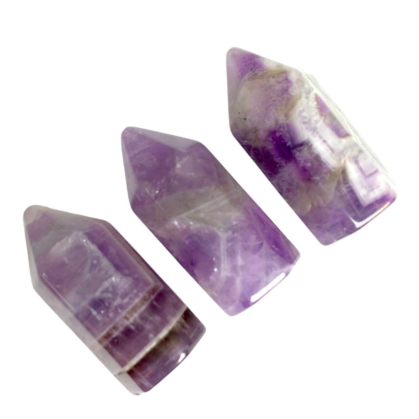 Amethyst - Single Terminated FAT Points - 20 x 60mm - China - NEW922