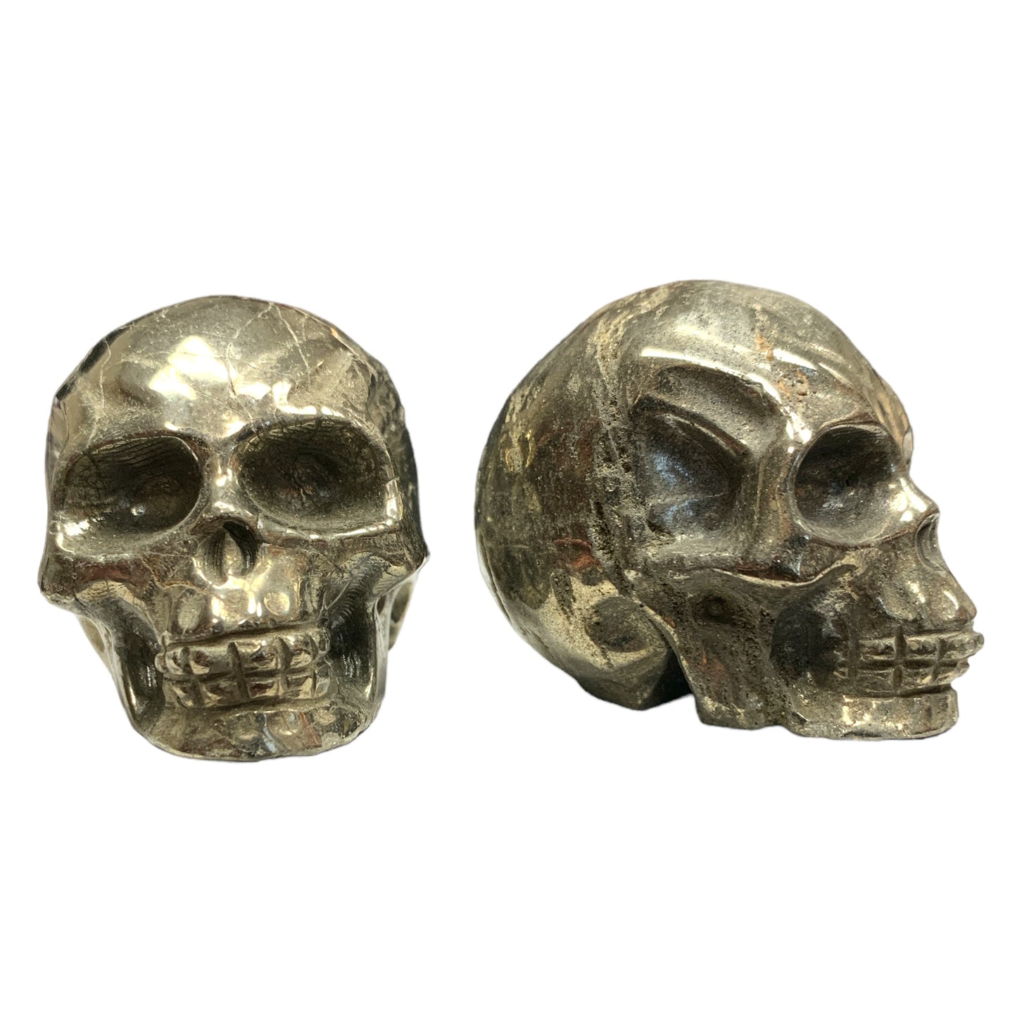 Skull Small - Pyrite - 40x50 mm high - China - NEW722