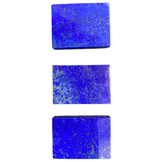 Lapis Lazuli Stone Polished Rectangular Cabochons - 30 x 45mm - Grade AA - NEW1223