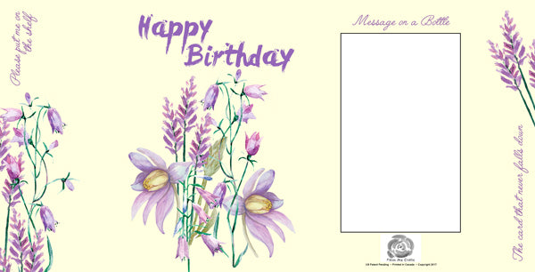 FROM ME BOTTLE CARDS - HAPPY BIRTHDAY - F