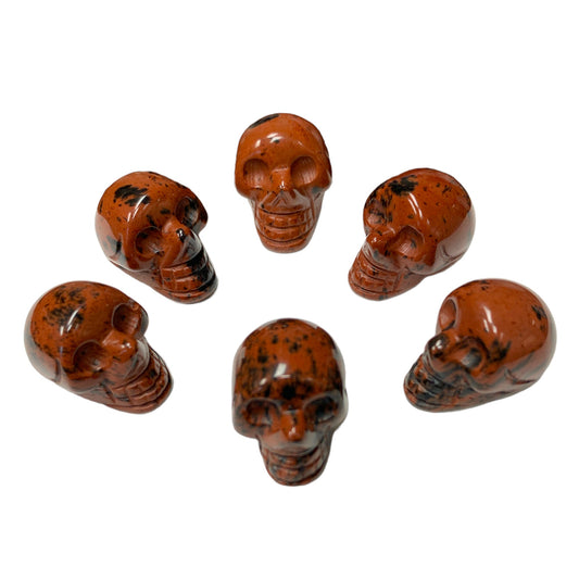 Skull Mini - Mahogany Obsidian - 30-35mm Grams - China - NEW722