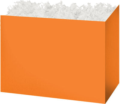 Orange Solid Basket Box - Large - 10 1/4 x 6 x 7 1/2 inches deep (order in 6's)
