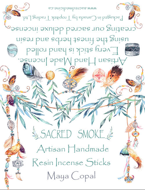PK/6 - Artisan Resin Incense Sticks - Maya Copal - Sacred Smoke