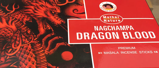 Mother Nature Dragons Blood Incense Sticks - Box contains 12 x 15 gram boxes