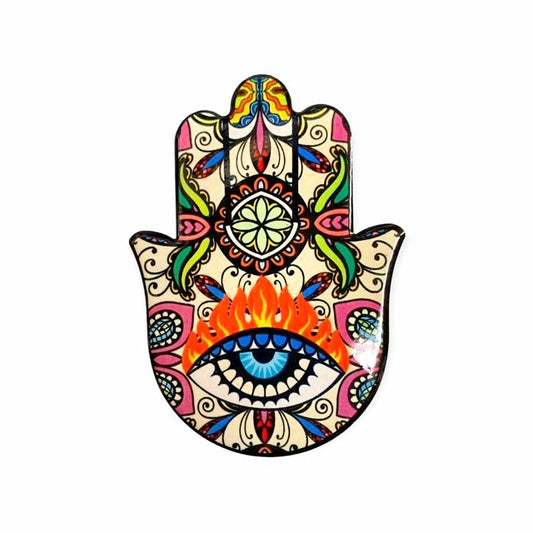 Flame Hamsa Hand - Small Hot Pad - China - NEW1122