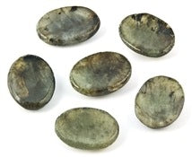 Labradorite Worry Stones - 30-40mm Long - India