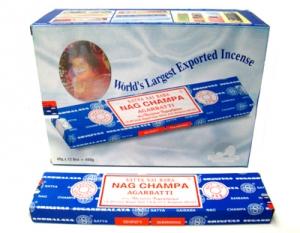 Satya - Box of 12 x 40 gram boxes of Incense Sticks - Nag Champa Satya - NEW1020