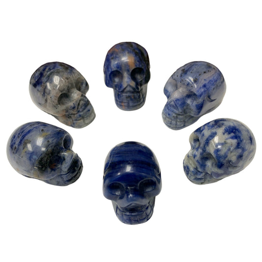 Skull Mini - Sodalite - 30-35mm Grams - China - NEW722