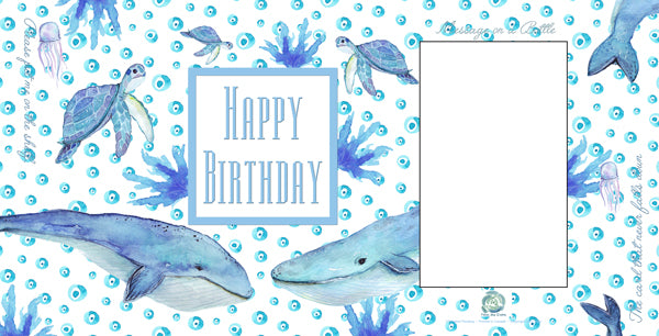 FROM ME BOTTLE CARDS - HAPPY BIRTHDAY - M